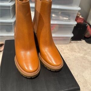 Tory Burch Brown Ankle Booties